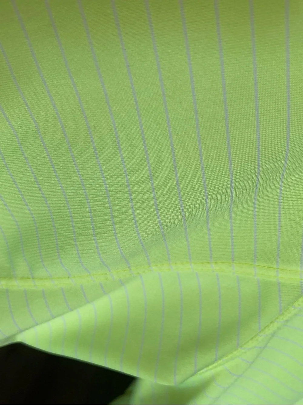 Nike Men’s Neon Green Pinstripe Polo